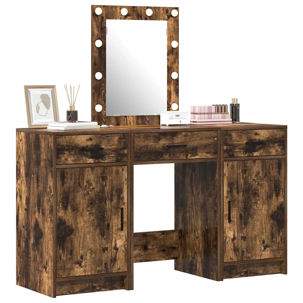 Tavolo da Trucco Marrone 50 x 41 x 135 cm Legno multistrato 3334258