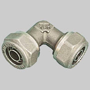 RACCORDO A GOMITO DOPPIO PER TUBO COBRAPEX  18 x 18 S. 2,5     TIEMME