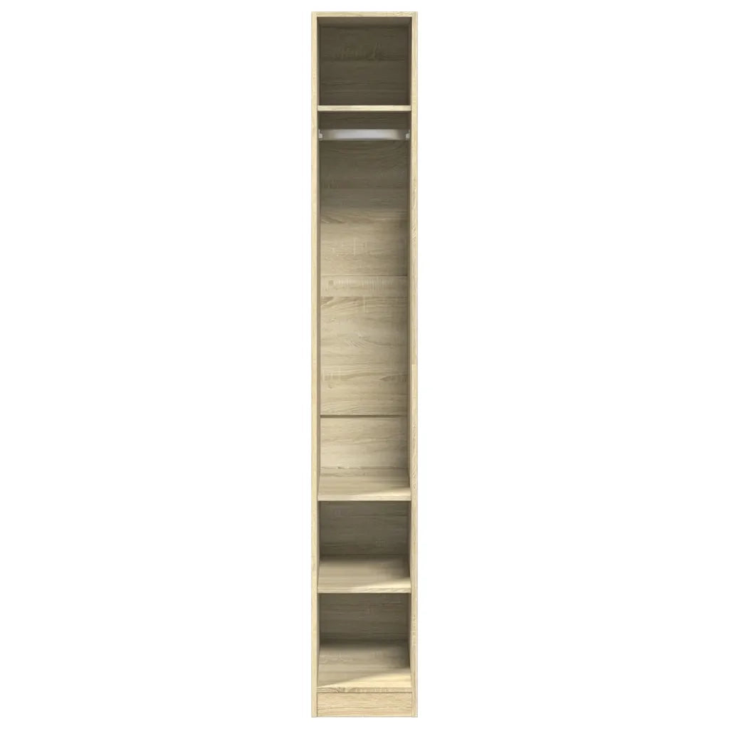 Armadio Rovere Sonoma 30x50x200 cm in Legno Multistrato
