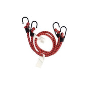 C SET 2 FUNI ELASTICHE D.8 C/2 GANCI FE 60 ROSSO