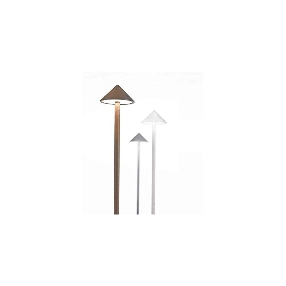 Lampada a led da tavolo Pina Pro Sabbia ricaricabile e dimmerabile senza fili Zafferano