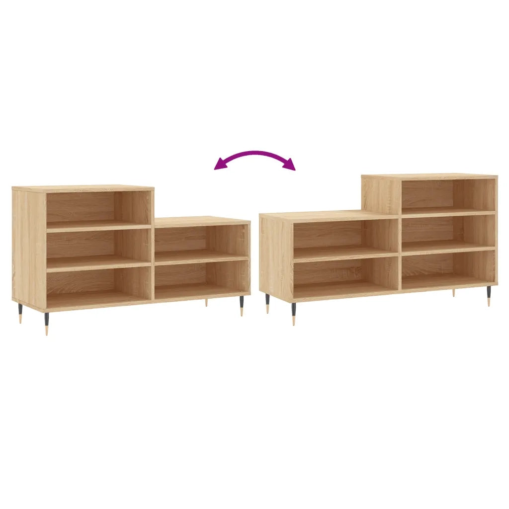 Scarpiera | Mobile per scarpe Rovere Sonoma 102x36x60 cm in Legno Multistrato