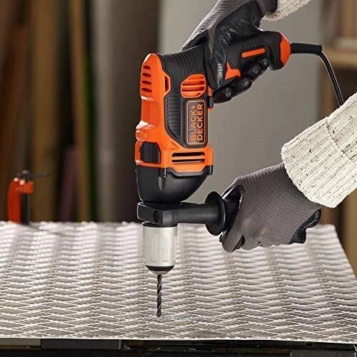 Black & Decker BEH850K 3100 Giri/min Senza chiave Nero, Arancione
