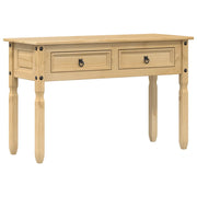 Tavolino Consolle | Tavolo d'Ingresso Corona 115x46x73 cm in Legno Massello di Pino