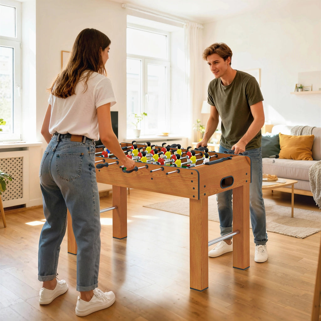 Tavolo Calciobalilla Professionale ¨C Zephmum ¨C Legno e Metallo 122x61x80.7cm