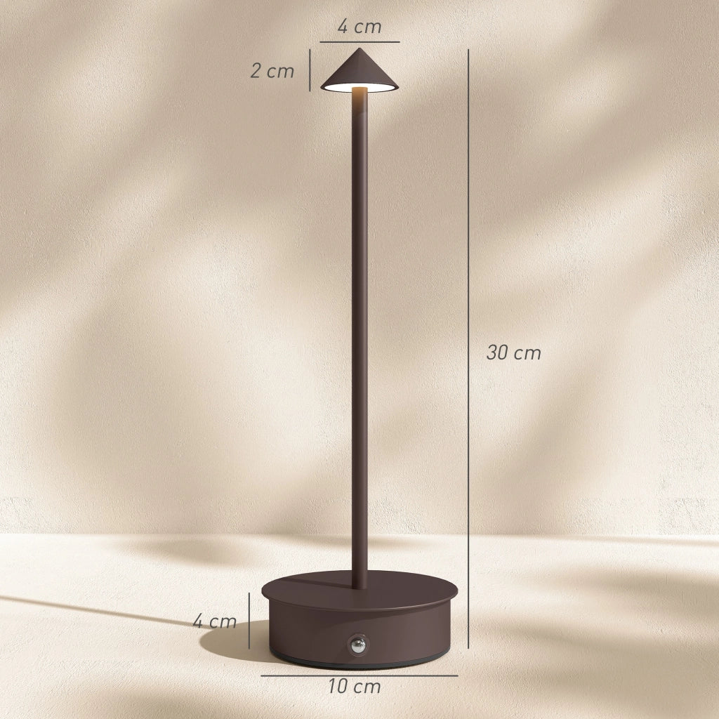 Lampada da Tavolo Touch Ricaricabile USB ¨C zephmum ¨C Regolabile 3000K/4500K/6000K