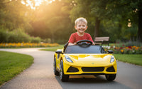 Macchina Elettrica per Bambini Licenza Ufficiale Lotus Emira 12V 4,5Ah Giallo