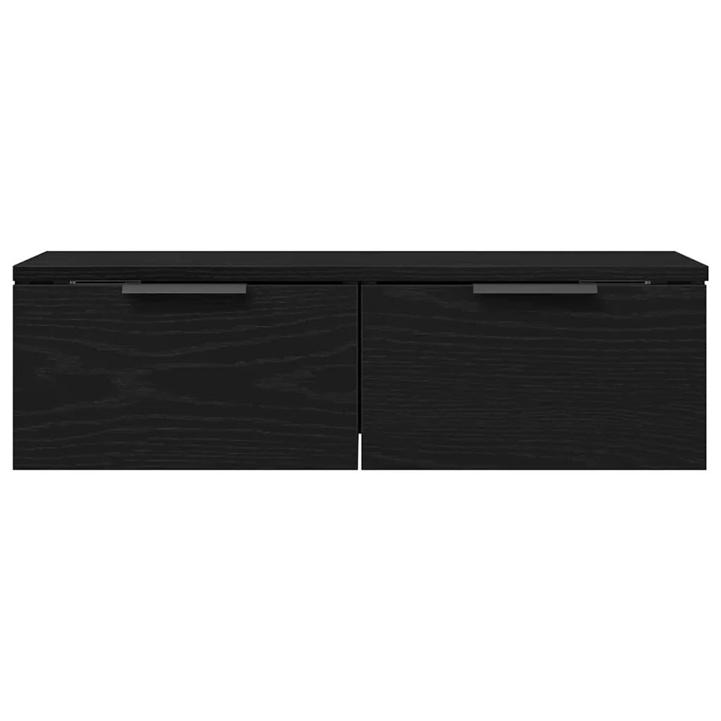 Armadietto a muro Rovere Nero 68 x 30 x 20 cm Legno multistrato 862776