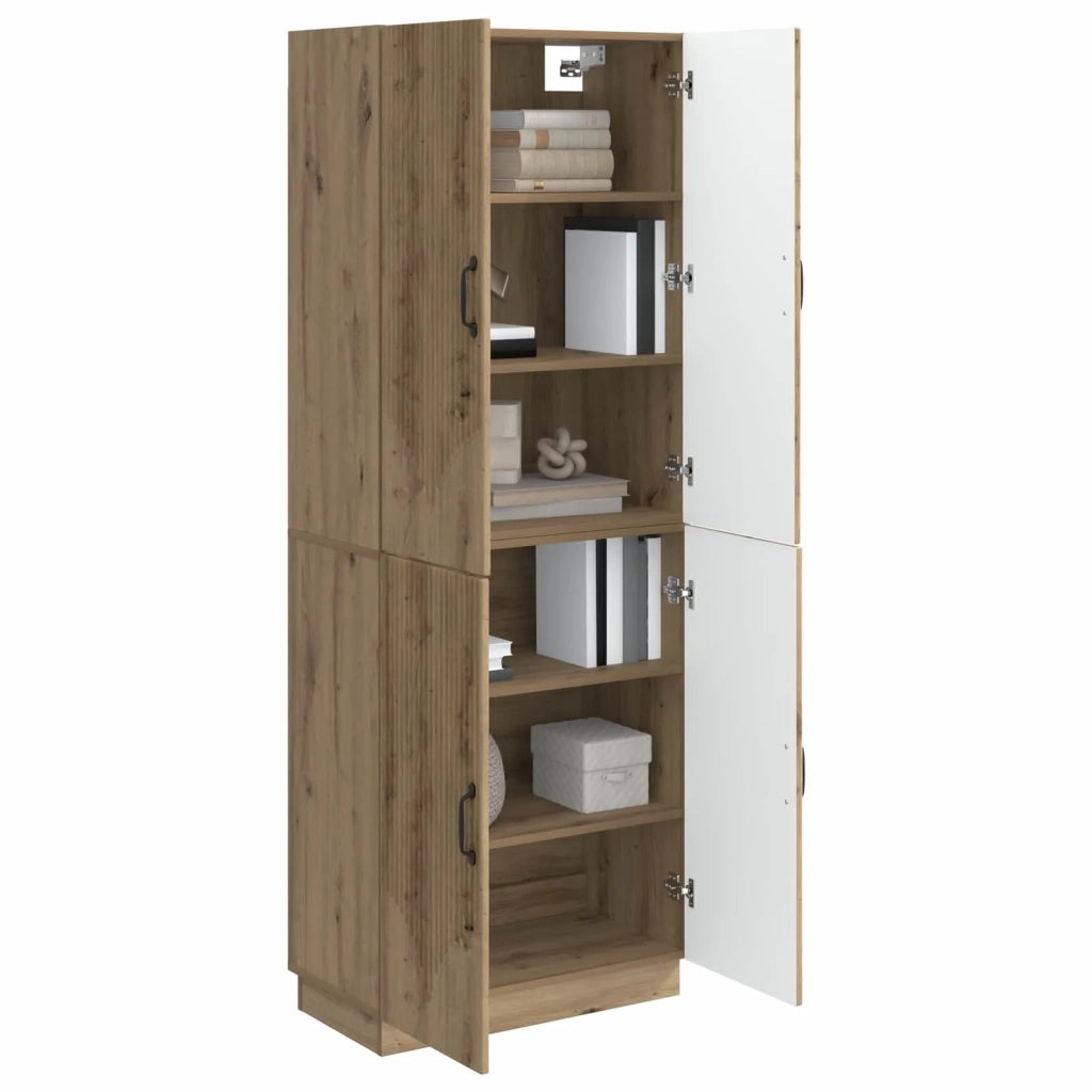 Set di armadi 2 pcs Rovere Artigianale Legno ingegnerizzato
