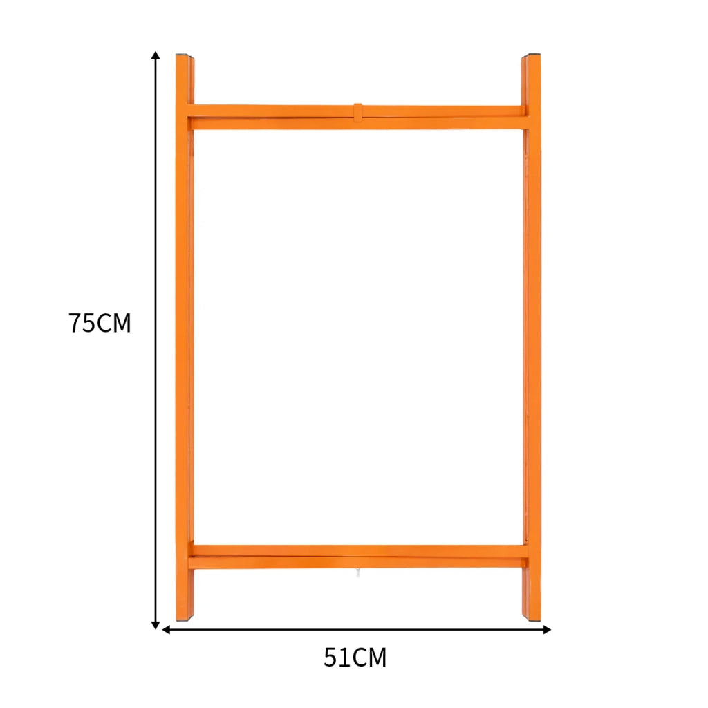 Cavalletti Porta Malta x3 750mm Acciaio Pieghevole con Kit di Fissaggio