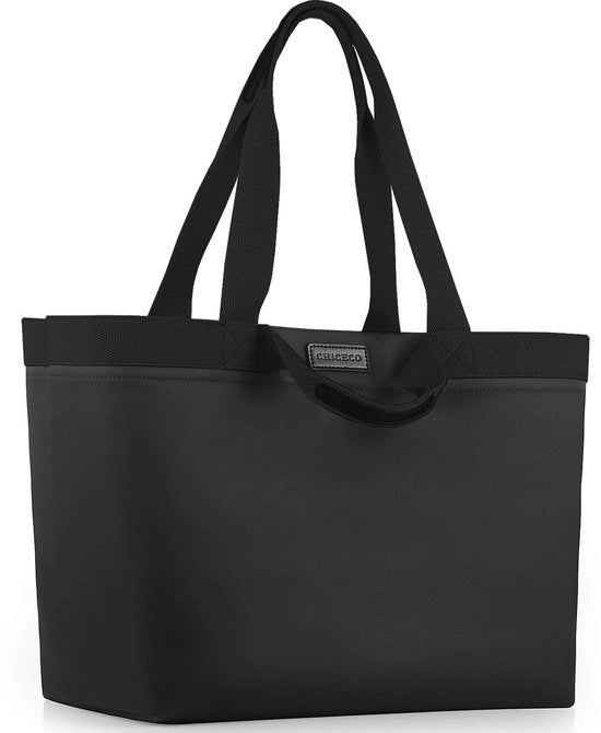 Borsa da viaggio extra grande per donne, grande borsa da lavoro, grande zaino, impermeabile (XL, nero (con 2 compartimenti))