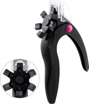 Taglierino per unghie - Trimmer - Clipper per unghie artificiali - Cutter Trimmer - Strumento per manicure e pedicure - Unghie artigianali - Per gelnageli, acrilunghie e unghie in plastica - Taglierino - Nero