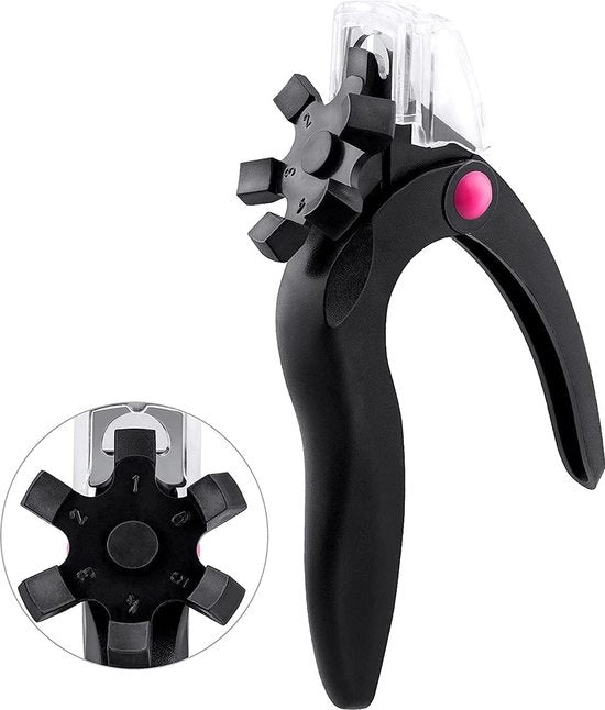 Taglierino per unghie - Trimmer - Clipper per unghie artificiali - Cutter Trimmer - Strumento per manicure e pedicure - Unghie artigianali - Per gelnageli, acrilunghie e unghie in plastica - Taglierino - Nero