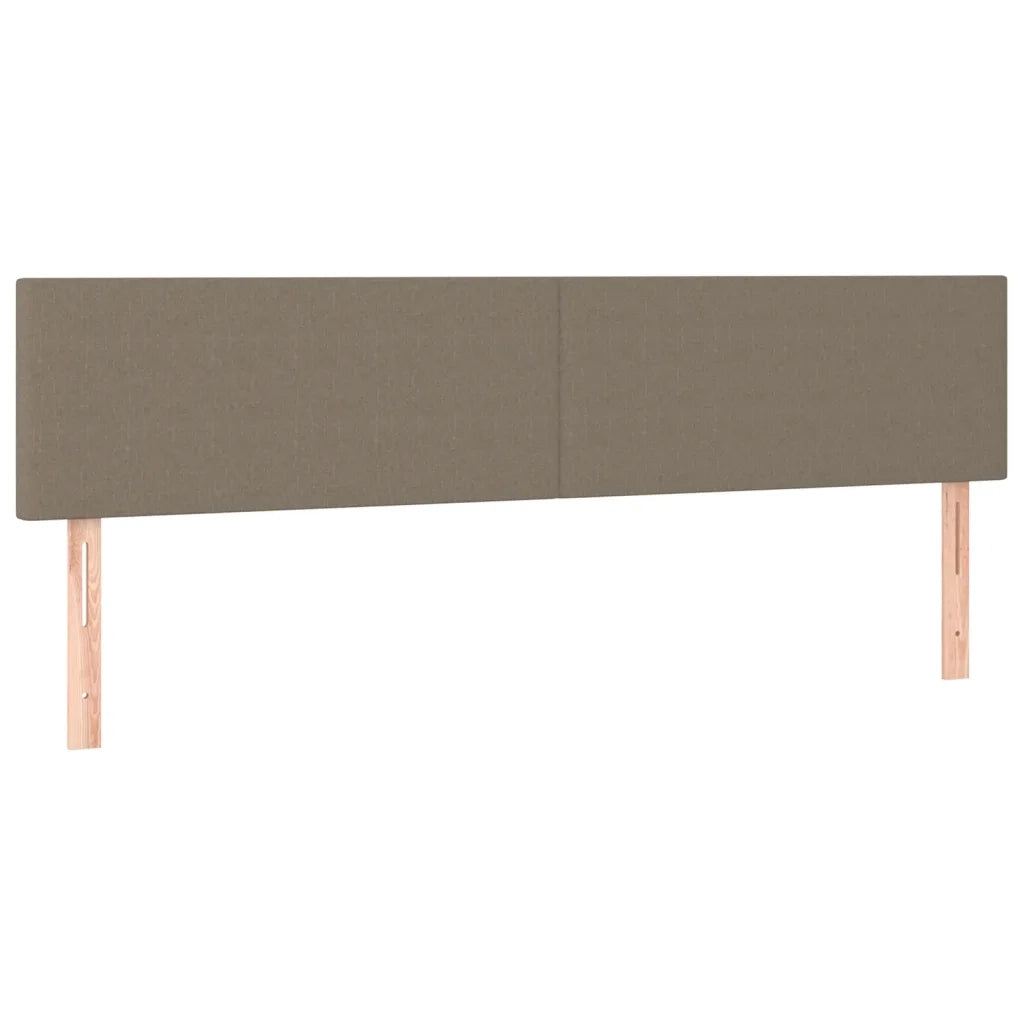Giroletto a Molle con Materasso Tortora 200x200 cm in Tessuto