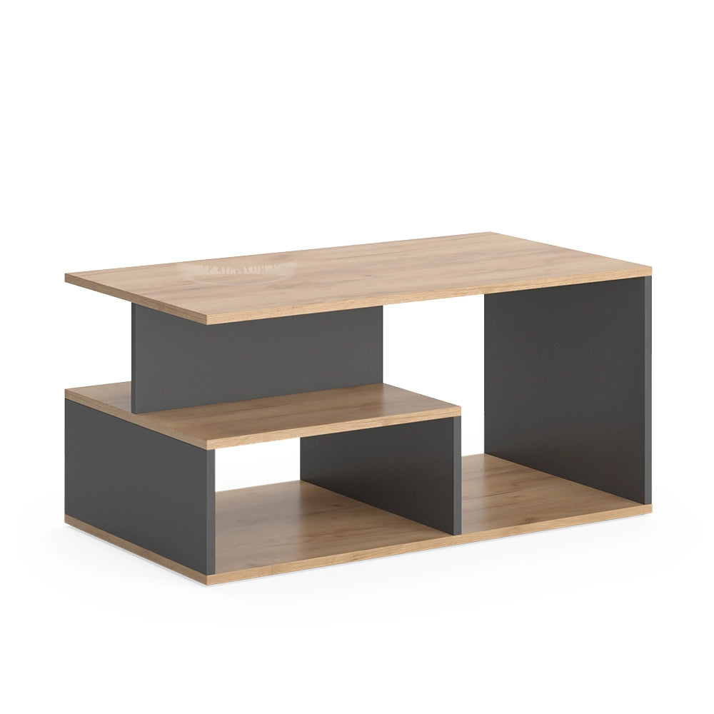 Vicco Tavolino da salotto Quercia dorata/antracite 90 x 49.4 cm