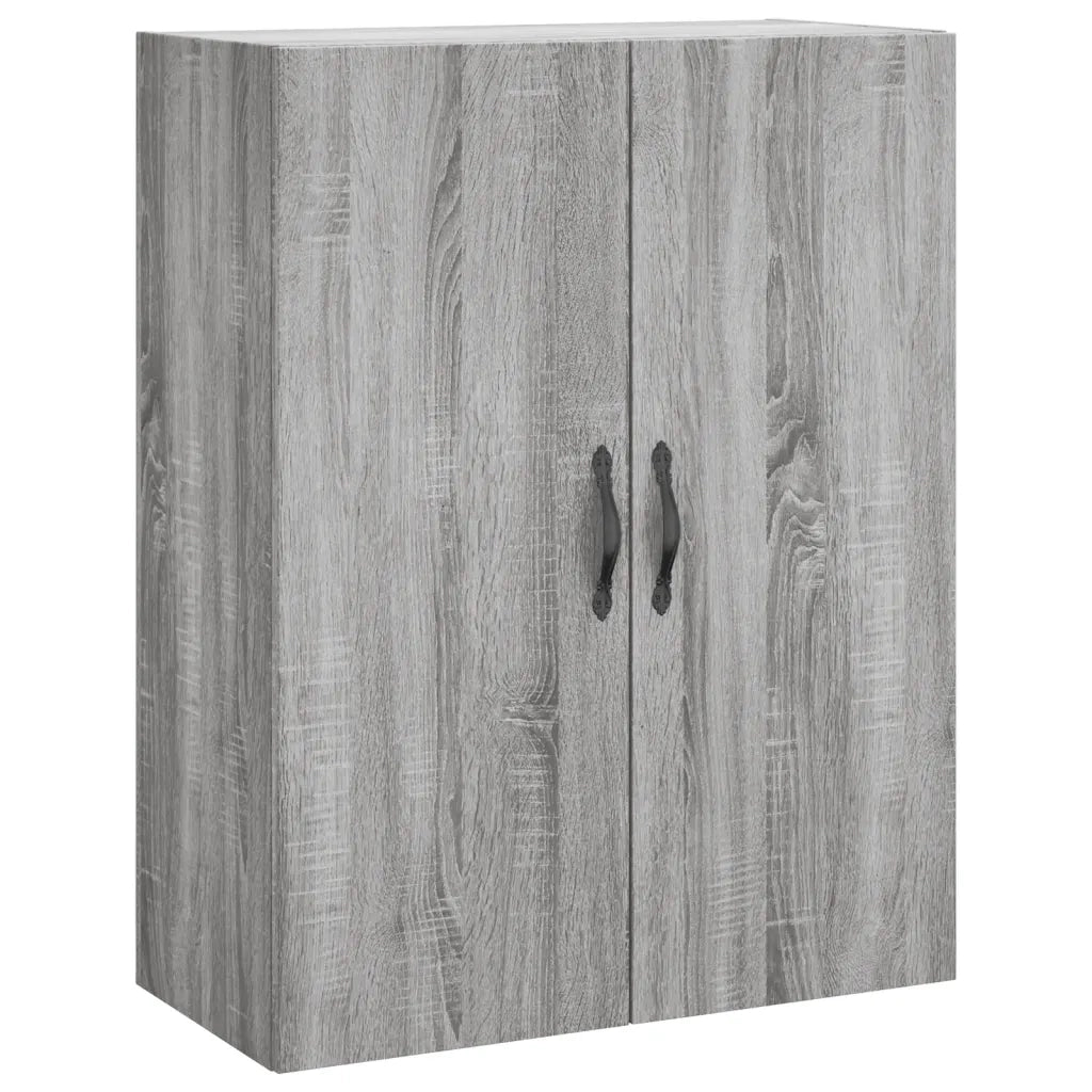Credenza Grigio Sonoma 69,5x34x180 cm in Legno Multistrato 3198079