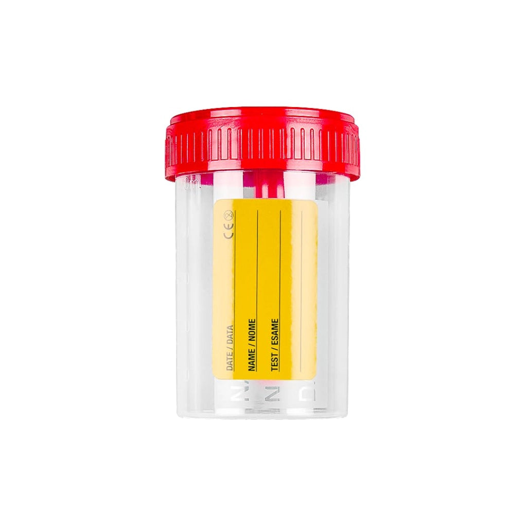 2 Contenitori Sterili Feci 60 ml Monouso con Tappo Ermetico 578943