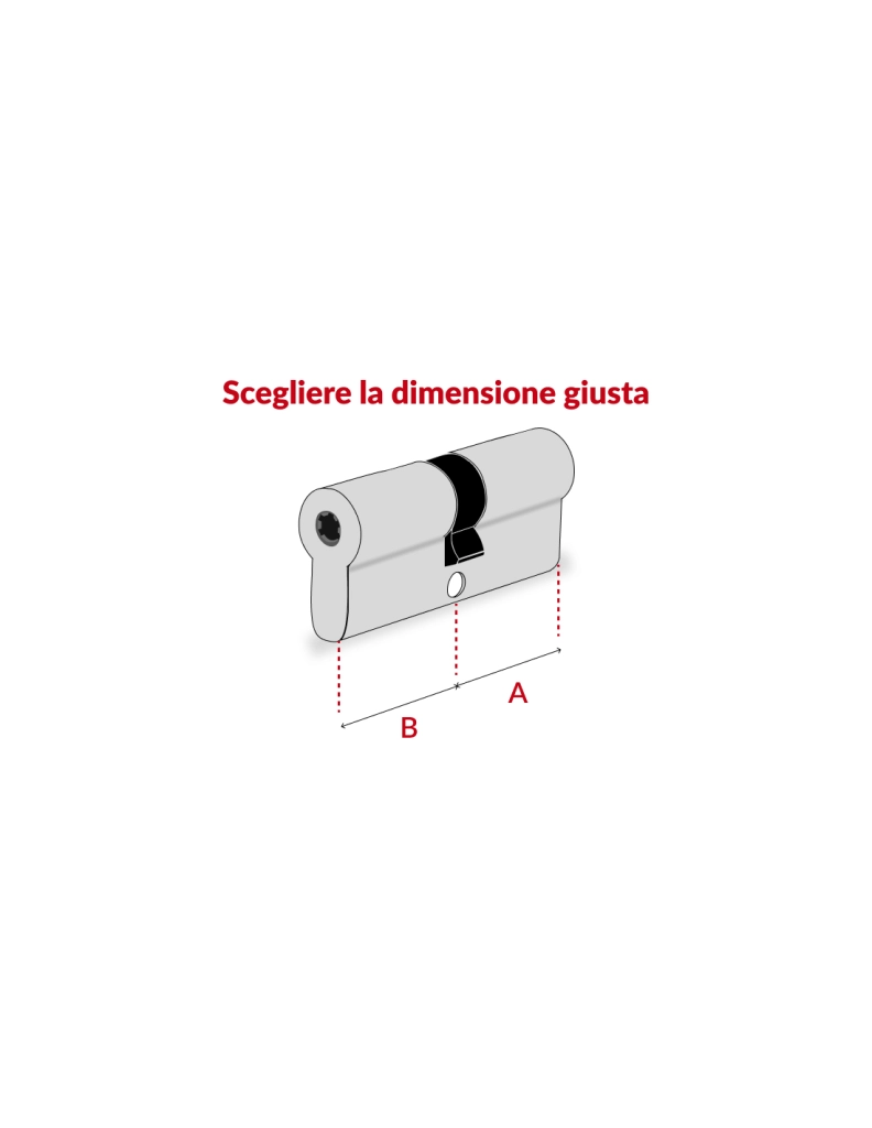 Semicilindro SURVEYOR 31 x 10 mm 4 chiavi – THIRARD