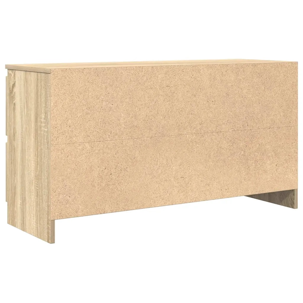 Mobile Porta TV Rovere Sonoma 100x35x54 cm in Legno Multistrato 861807