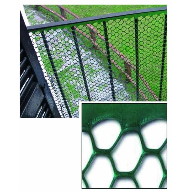 Rete Plastica Esagonale 20X19 Verde 10 Metri H.Cm. 100
