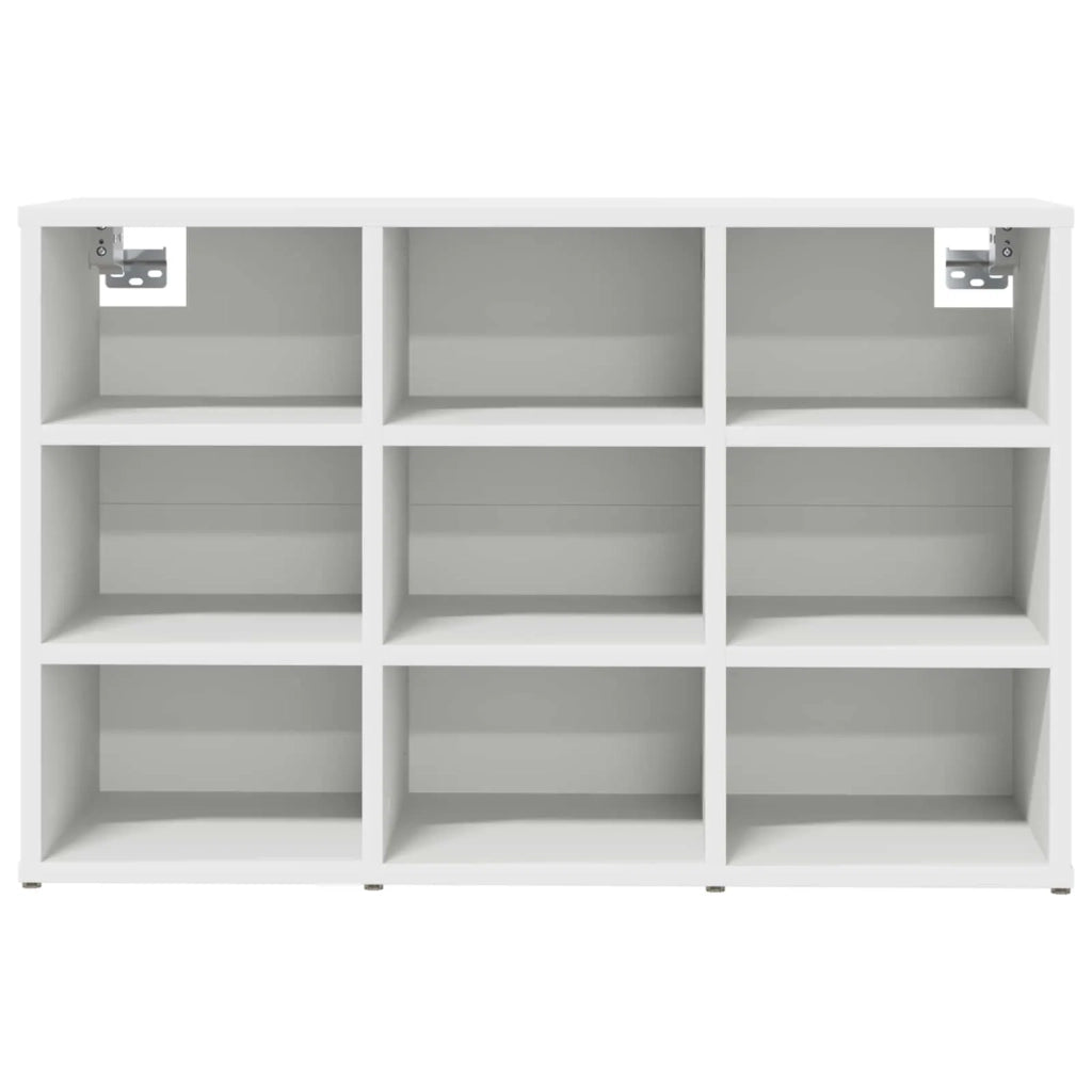 Mobile per scarpe Bianco 77,5 x 30 x 51 cm Legno multistrato 808675