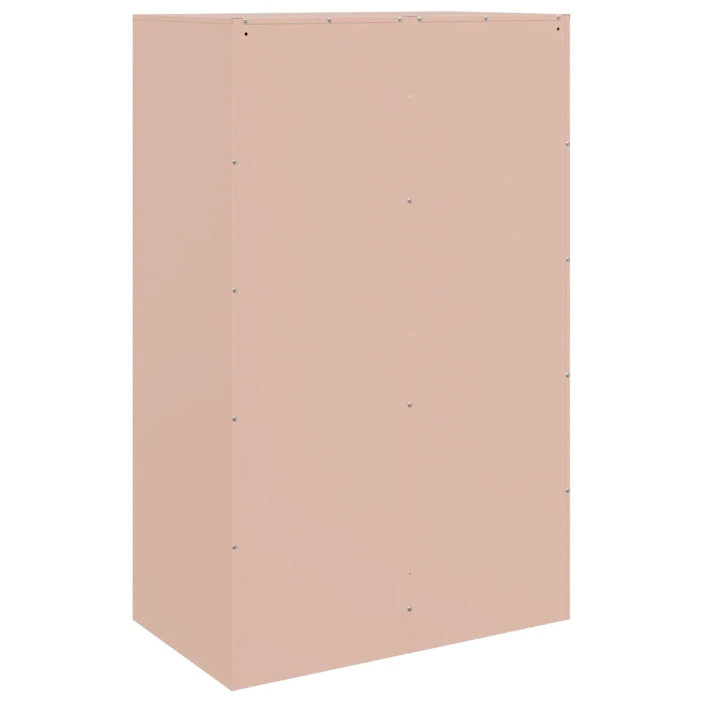 Credenza | Madia | Buffet da pranzo | Armadio da pranzo Rosa 67x39x107 cm in Acciaio