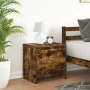 Comodino-Tavolino da notte Rovere Fumo 45x34x44,5 cm in Truciolato
