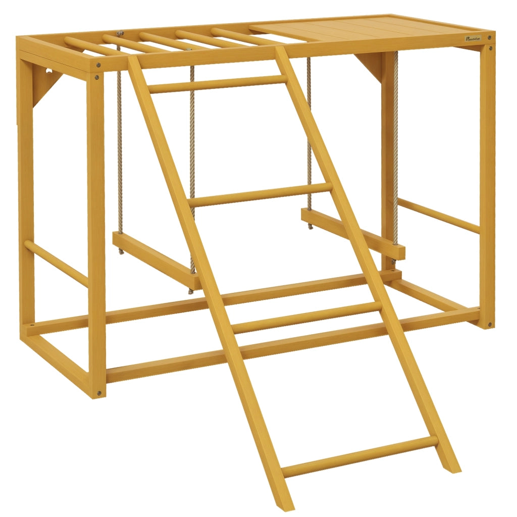 Gioco per Galline con Altalene e Scala ¨C Minimal ¨C Legno