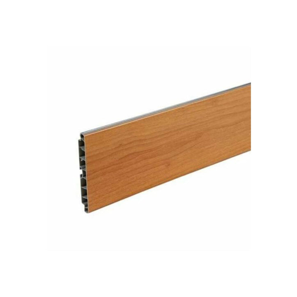 Zoccolo Per Cucina Battiscopa Set Da 2 Pezzi Da 2 Metri E 1 Pezzo Da 1 Metro Altezza 12 Cm Con Kit Unione Noce Chiaro