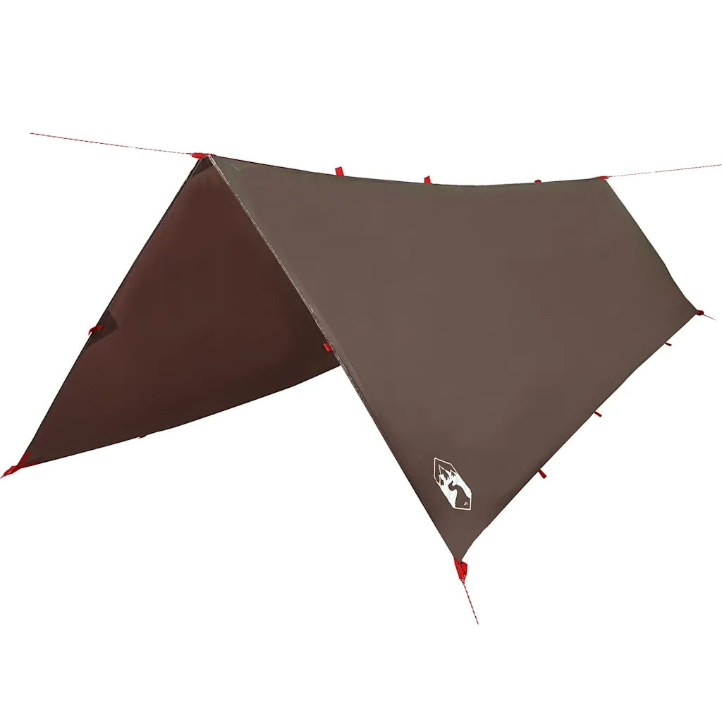 Telone da Campeggio Marrone 506x306 cm Impermeabile 4009601