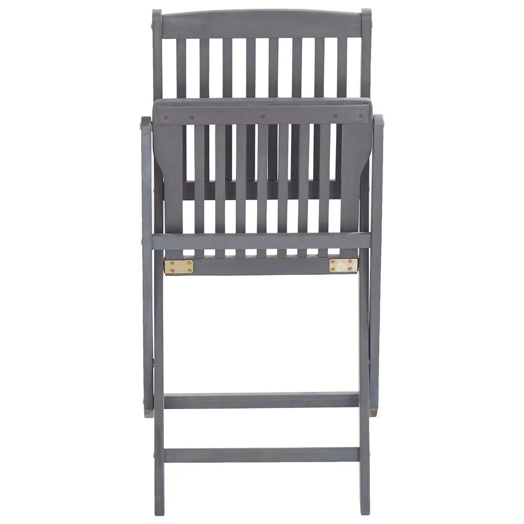Sedie da Giardino Pieghevoli 6pz con Cuscini in Massello Acacia 3065439