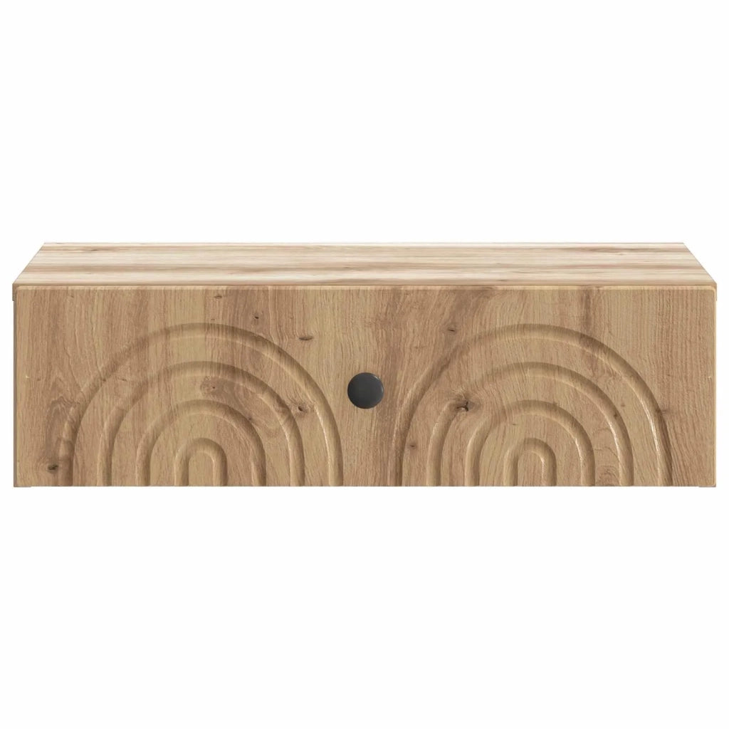 Tavolino da Parete Laterale Rovere Artigianale