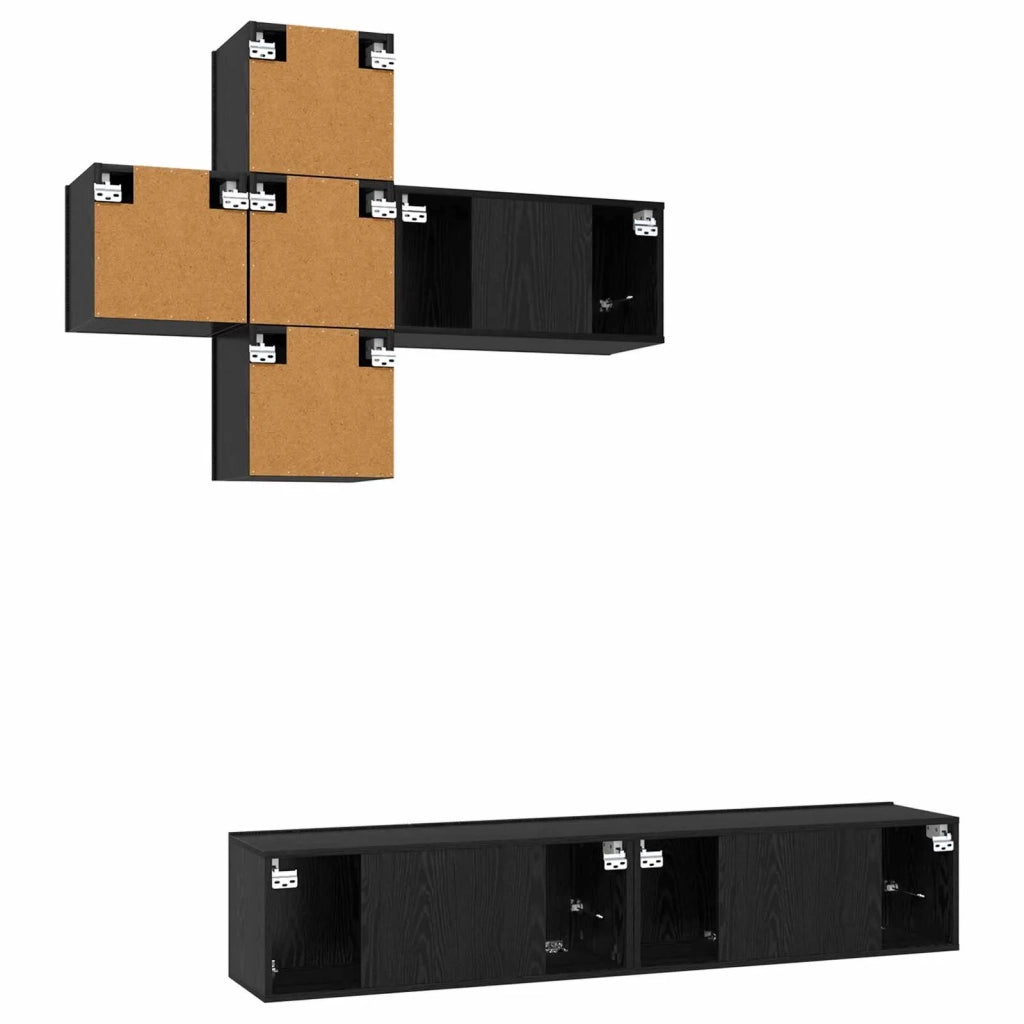 Set mobile TV Montaggio a parete 3 pcs Legno ingegnerizzato 3438611