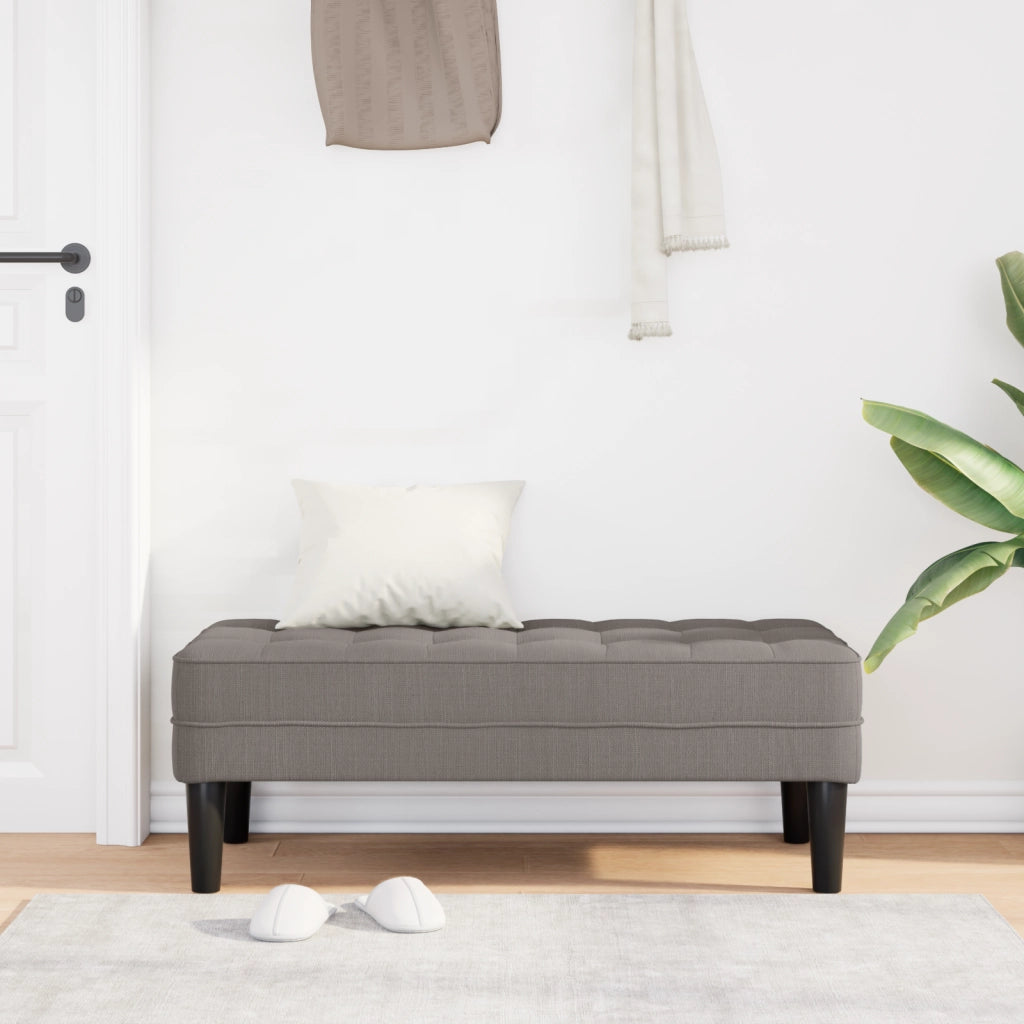 panchina  Tortora 113x57x39 cm Tessuto