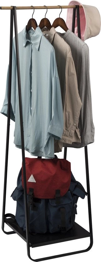 Cassettiere per abiti - Hanger per abiti - Supporto per capi - Hout / nero 45x54x141 cm