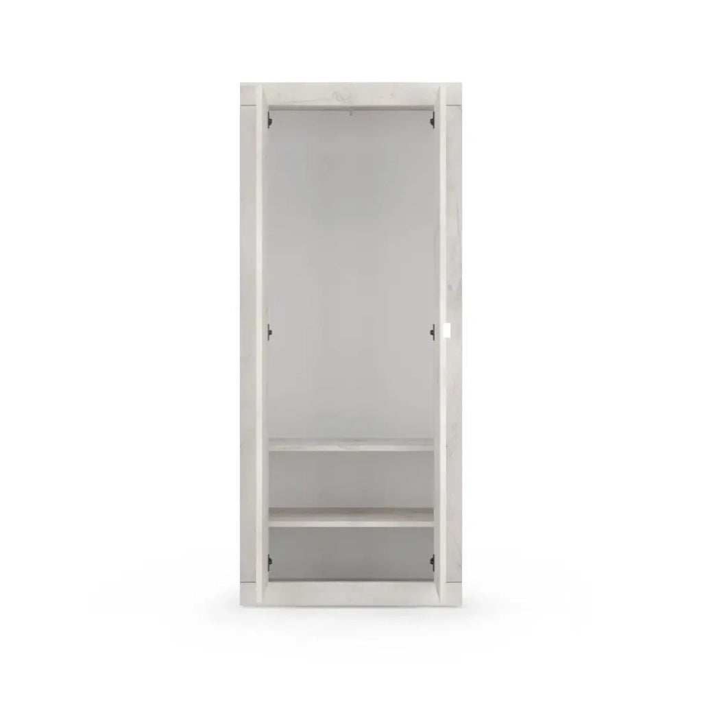 Armadio per ingresso di casa, collezione ISORA, colore rovere bianco