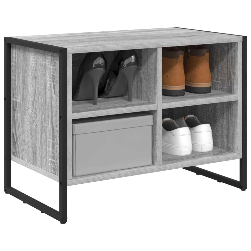 Mobile per scarpe-Scarpiera Grigio Sonoma 60 x 35 x 44 cm 137915