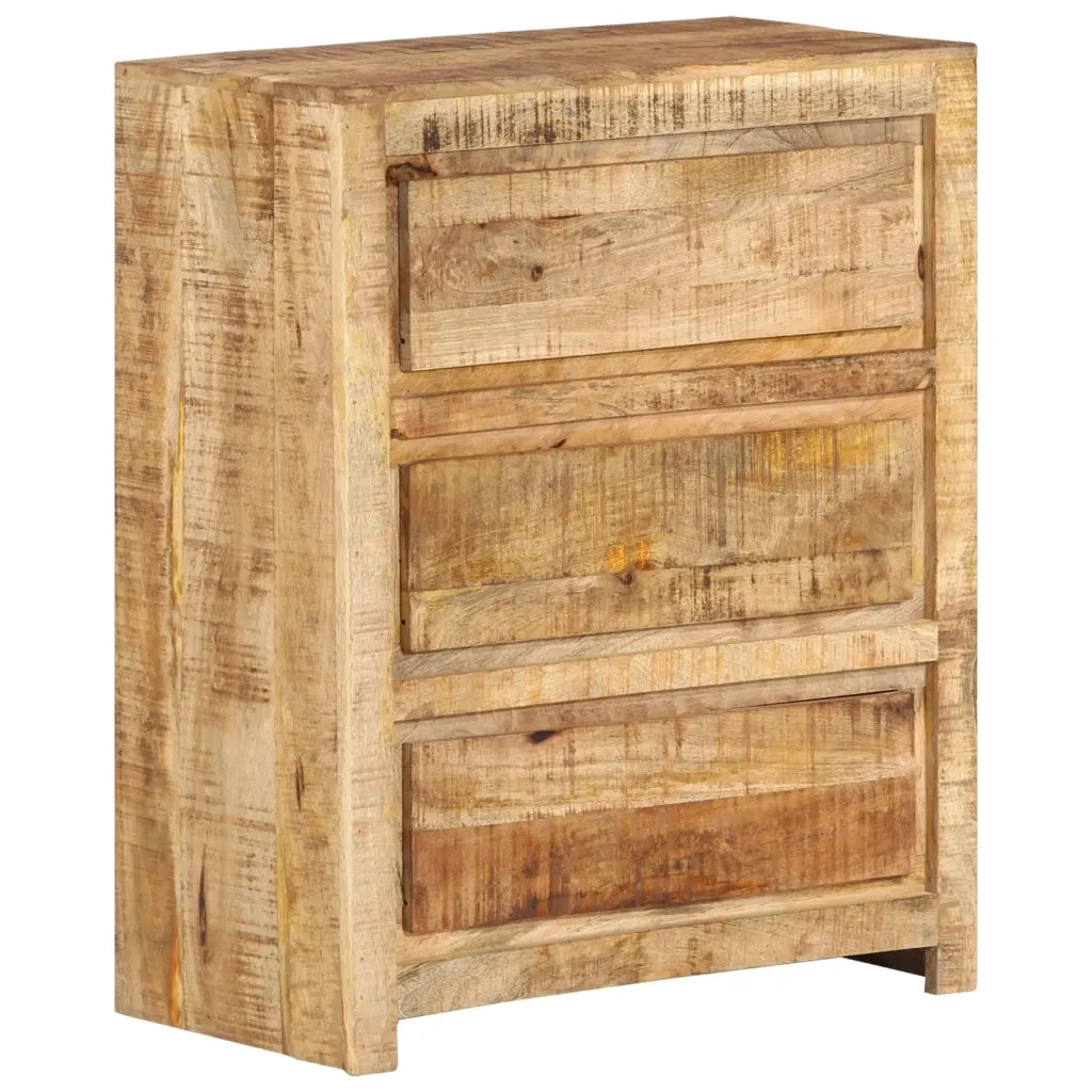 Cassettiera 60x33x75 cm in Legno Massello di Mango 338436