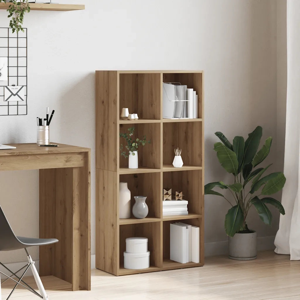 vidaXL Libreria Rovere Artigianale 66x30x130 cm Legno Multistrato