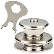 25 pezzi di maniglia per capriate con maniglia grande, disco standard per materiali fino a 2,5 mm - ottone verniciato, con chiave, grande testa