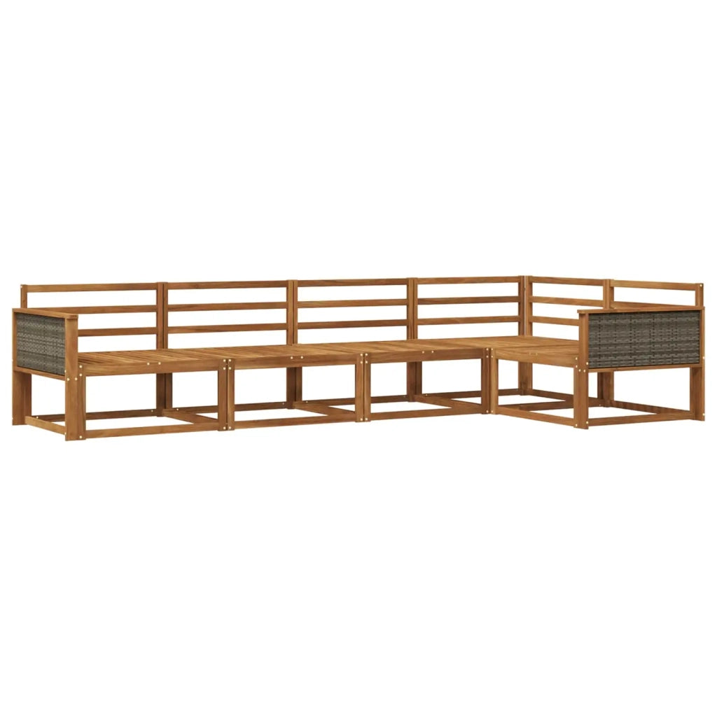 Set di divani da esterno 5 pcs Naturale 3382557