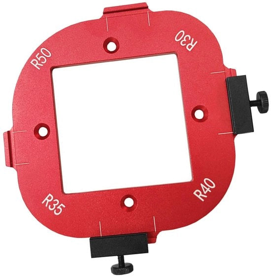 Mal per lavorazione legno con cerchio di lavoro R30/R35/R40/R45 - Alluminio - Modulo per lavorazione legno - Sostenibile - Preciso - Facile da utilizzare - Modulo a freddo per legno