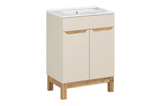 Set mobili bagno 60 cm con lavabo per mobile Lava Bali Cashmere 60 x 1401 x 46 cm