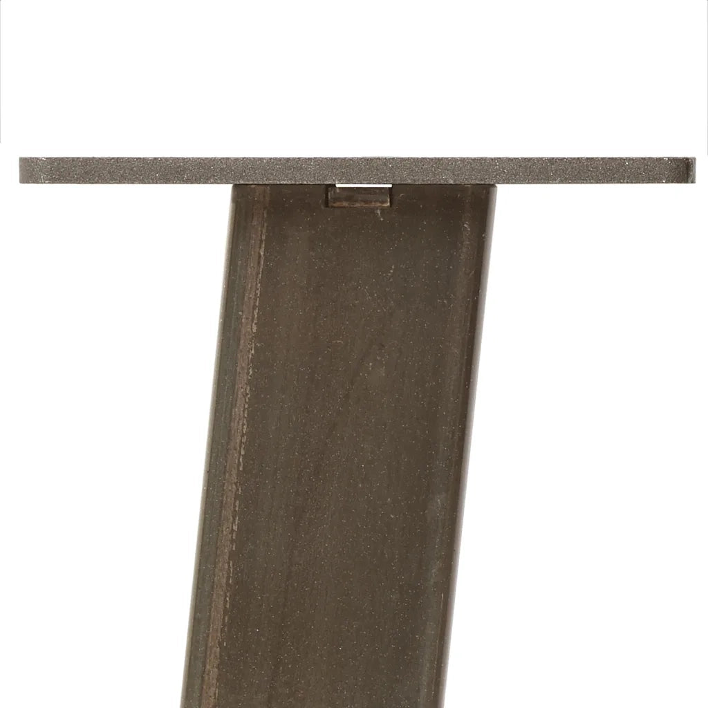 Gambe per tavolo consolle 4 pz in acciaio naturale 72 cm Acciaio 4012495