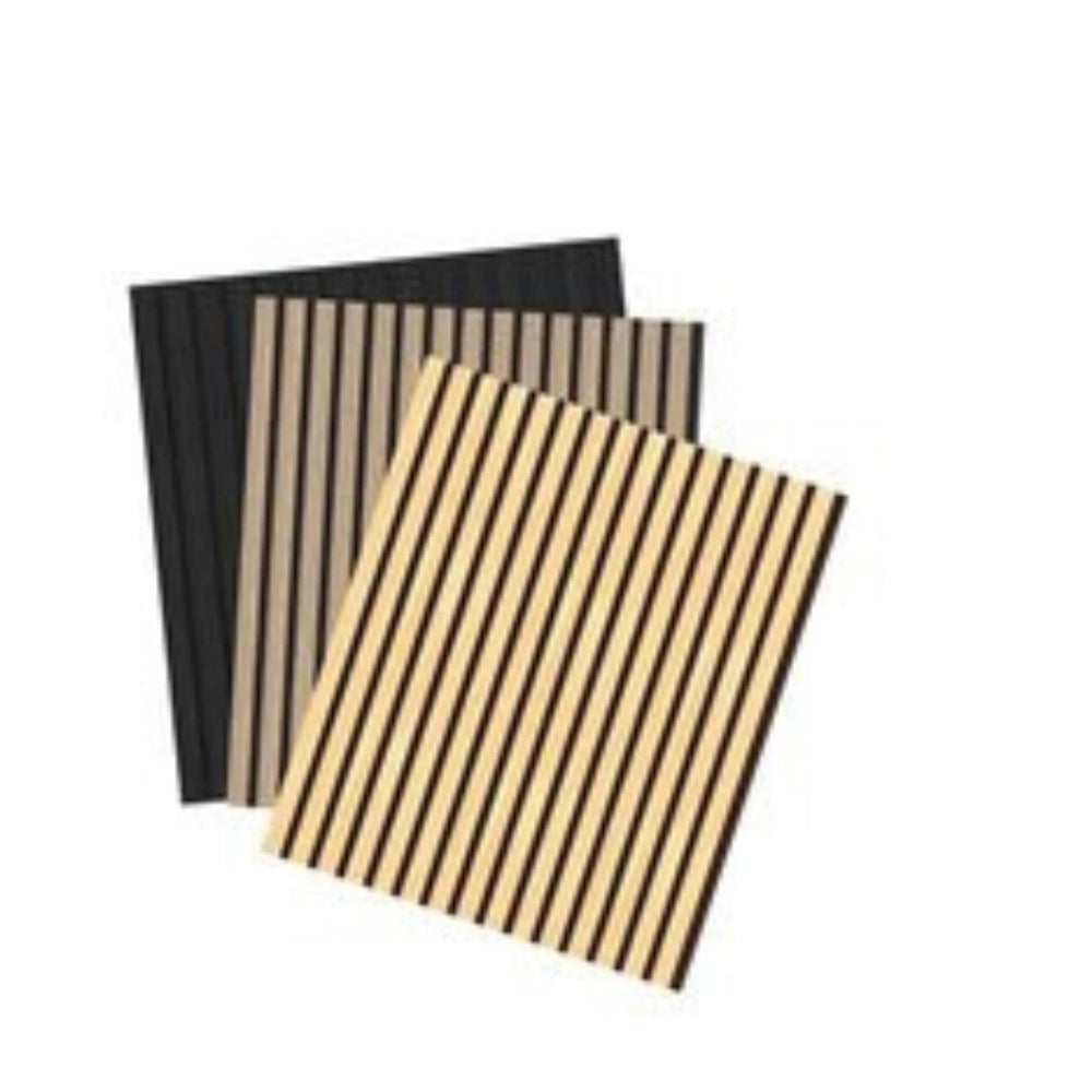 Trade Shop - Pannello Acustico Mdf Effetto Rovere 600x2400 Mm Fonoassorbente A Doghe -