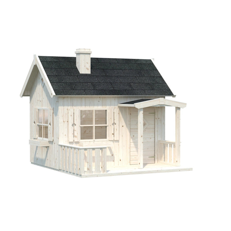 Casetta gioco bambini in legno 233x157 cm pareti 16 mm con pavimento incluso  Esterni da Vivere Otto