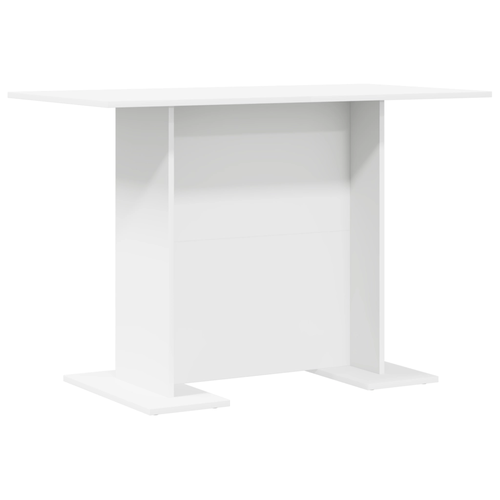 Tavolo da pranzo  Bianco 110x60x75 cm in legno ingegnerizzato