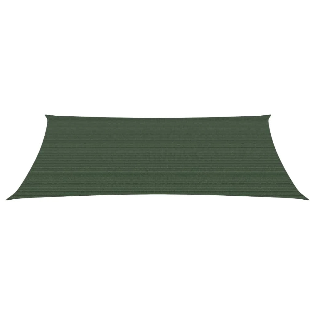 Vela ombreggiante 160 g/m² verde scuro 4 x 6 m HDPE 02_0009436