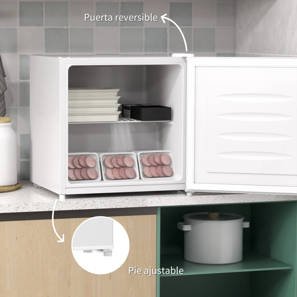 Congelatore Mini 35L Porta Reversibile a Basso Consumo ¨C zephmum ¨C Bianco