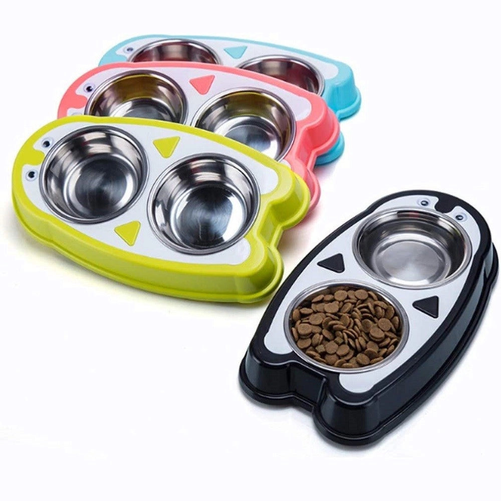 Trade Shop - Ciotola Cane Mangiare Lento Nutrire Sano Animale Cucciolo Alimenti Piatti Piastra -